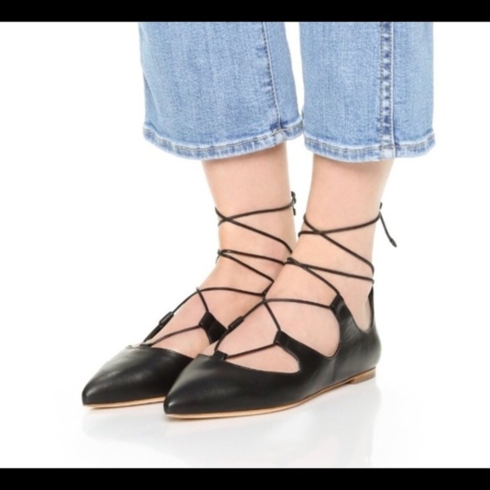 Loeffler Randall Ambra Leather Flats